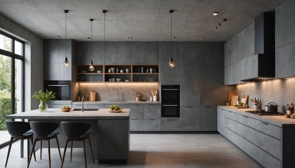 Cuisine en béton ciré : idées pour un look chic et résistant